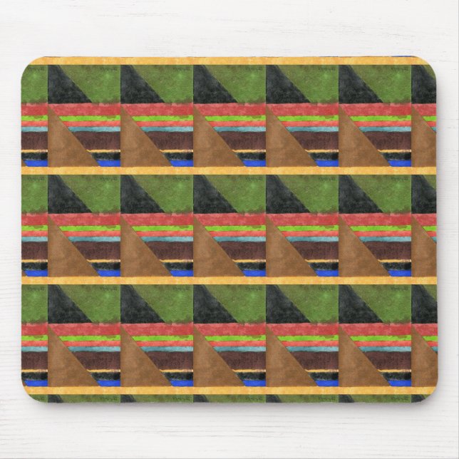 Mousepad "Chevrons" geteerte Bildabstrakte Design- (Vorne)