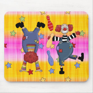 Mousepad Circus Clowns