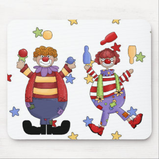 Mousepad Circus Clowns