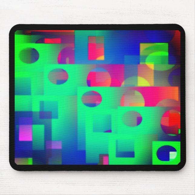 Mousepad colorido com detalhe preto (Vorne)