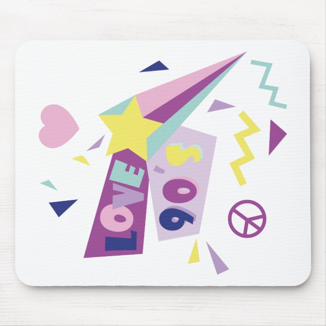 Mousepad "crazy 90s" (Vorne)