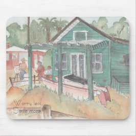 Mousepad "Crystal Cove, CA/Watercolor Sketch"