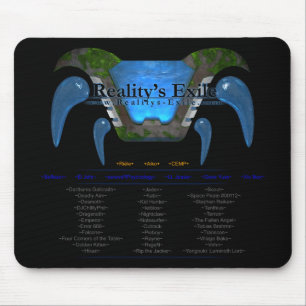 Mousepad das Exil der Wirklichkeit Schwarzes