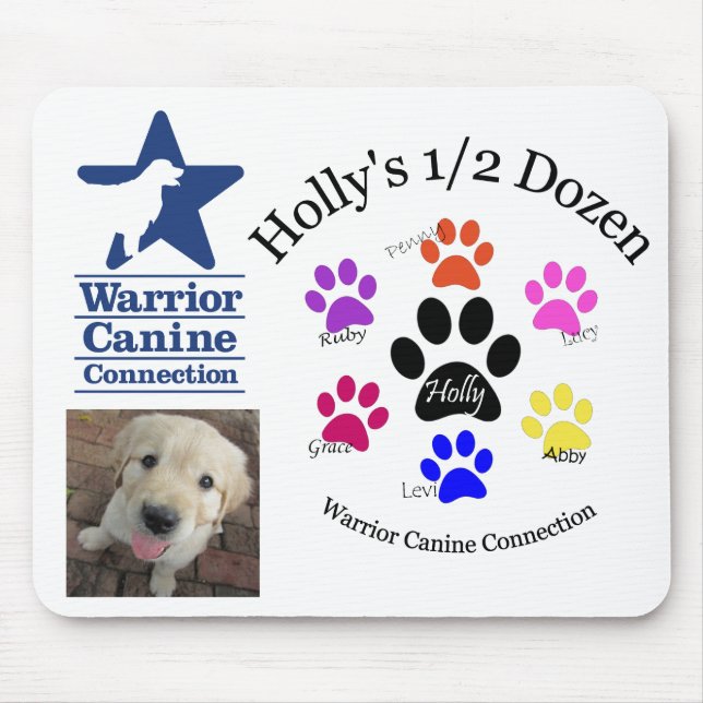 Mousepad das halbe Dutzend der Stechpalme (Vorne)