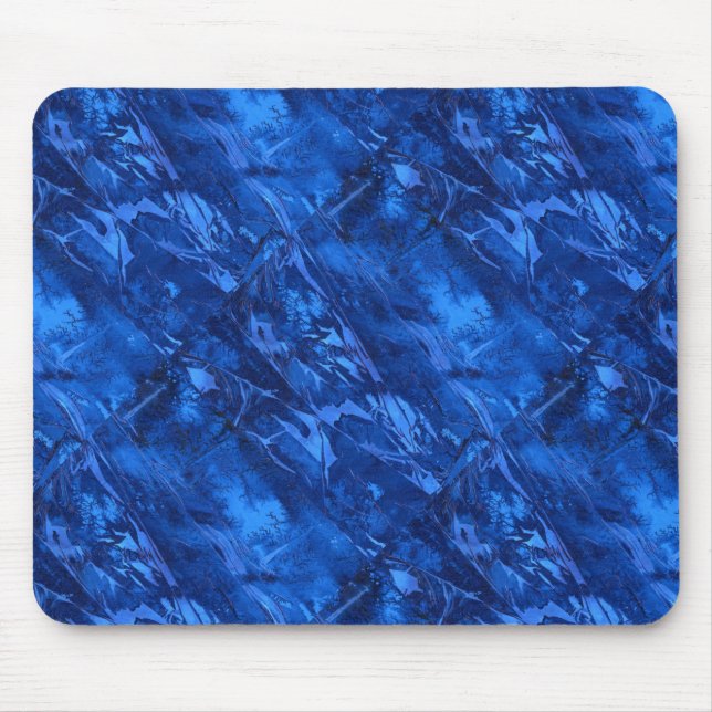 Mousepad "Deep Waters 5" geteerter abstrakter Entw (Vorne)