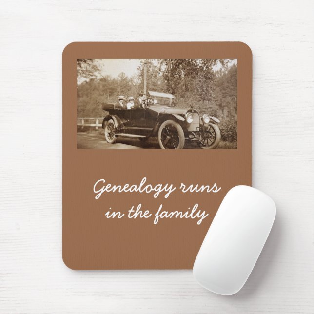 Mousepad - Die Genealogie verläuft in der Familie (Mit Mouse)