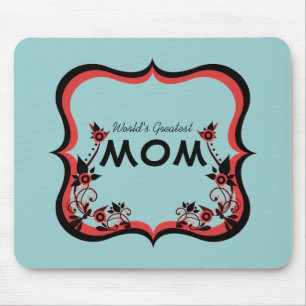Mousepad, die größte Mama der sassy floral world Mousepad
