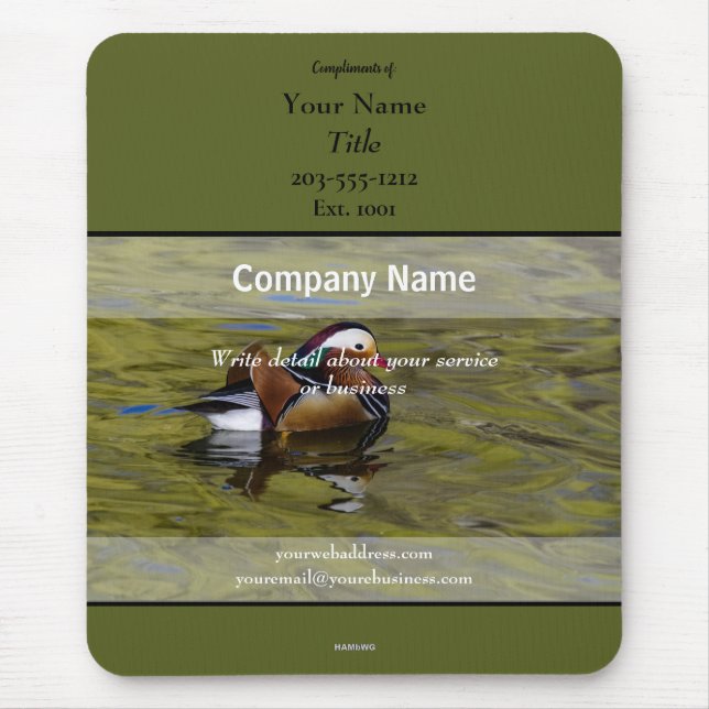 Mousepad-Duck - HAMbyWG Mousepad (Vorne)