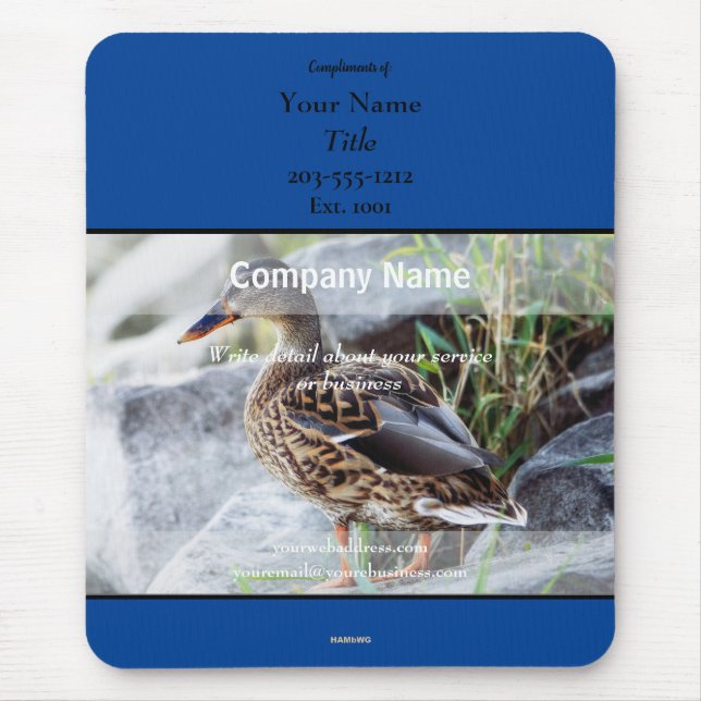 Mousepad-Duck - HAMbyWG Mousepad (Vorne)