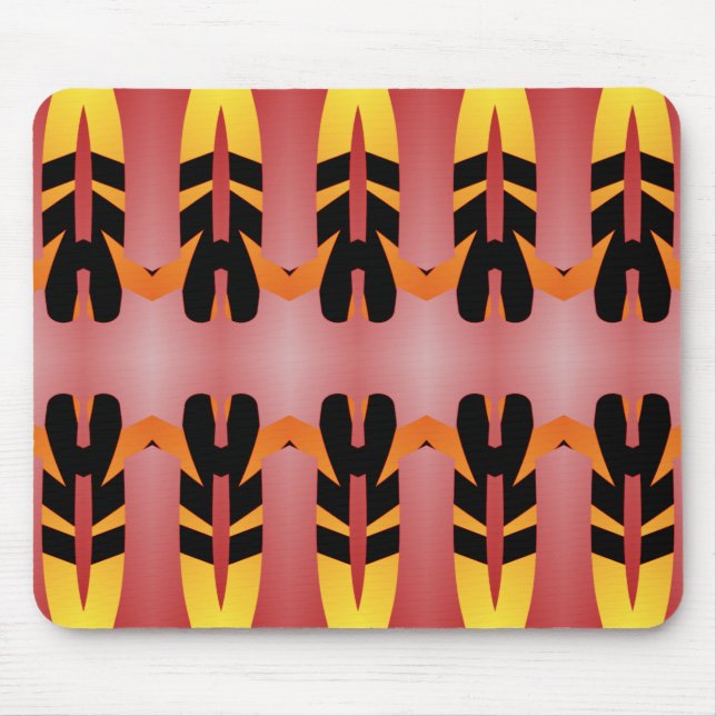 Mousepad, Ein elegantes, vielfarbiges klassisches  Mousepad (Vorne)