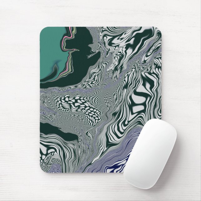 Mousepad "Emerald Marble Flow" (Mit Mouse)