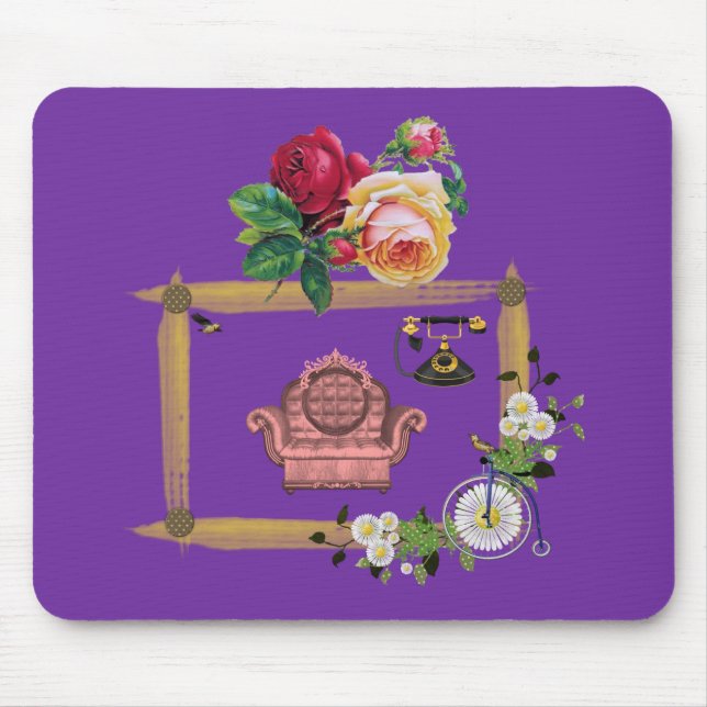 Mousepad Floral (Vorne)