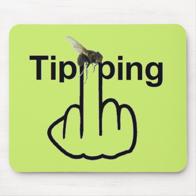 Mousepad Fly Tipping Gedreht (Vorne)