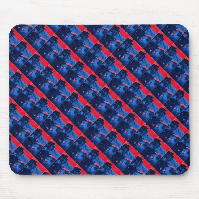 Mousepad "Frozen Ridge 1" geteerte abstrakte Desig (Vorne)