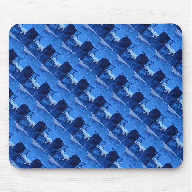 Mousepad "Frozen Ridge 3" geteerte abstrakte Desig (Vorne)