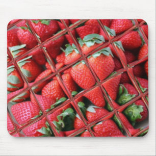 Mousepad für Eis und Erdbeeren