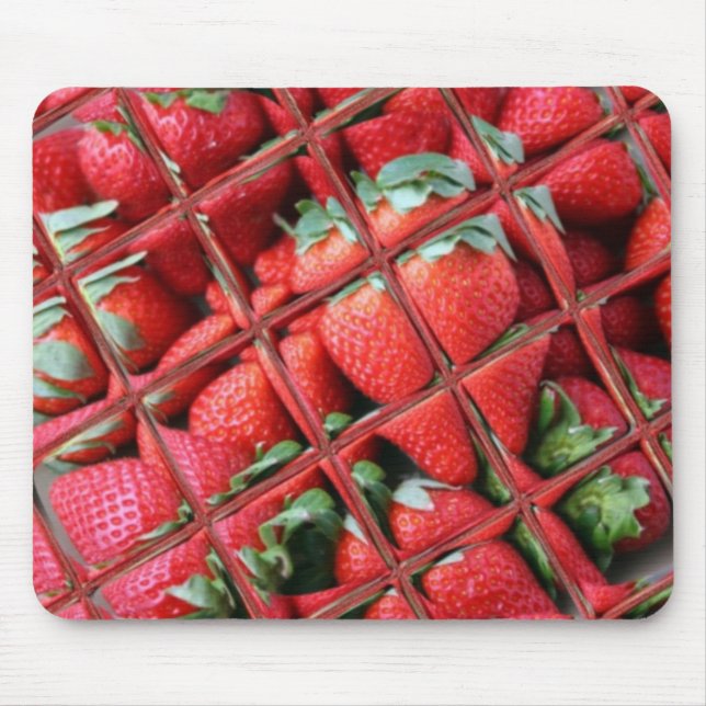 Mousepad für Eis und Erdbeeren (Vorne)