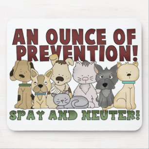 Mousepad für Haustiere spenden und neuter machen