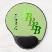 Mousepad - gestaffelte Anfangsbezeichnung und Name