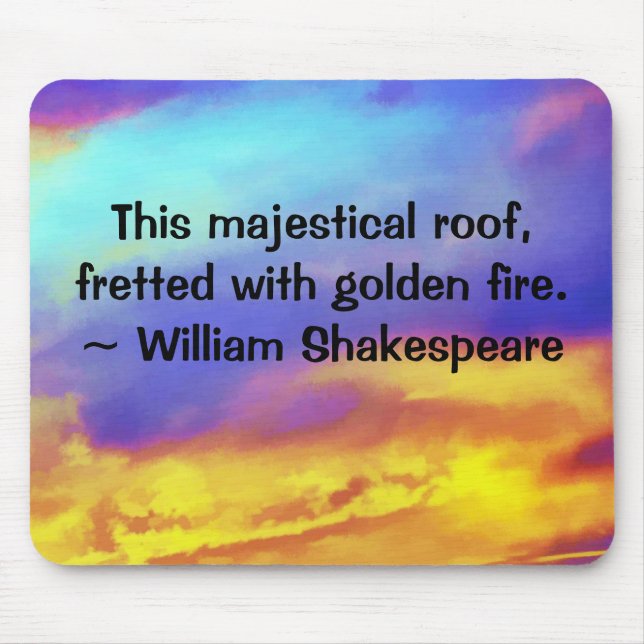 Mousepad Golden Sky (Vorne)