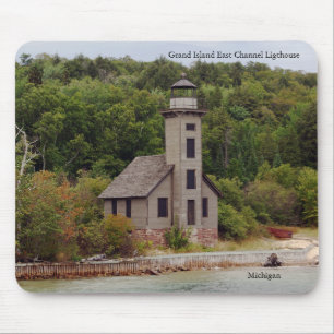 Mousepad Grand Island East Channel Lighthouse