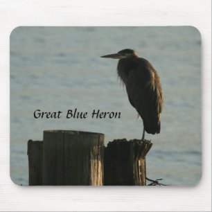 Mousepad:  Graureiher Mousepad