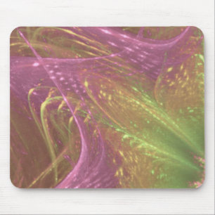 Mousepad Green Magenta Asymmetrisches Fraktal