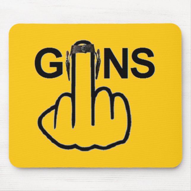 Mousepad Guns Gedreht (Vorne)