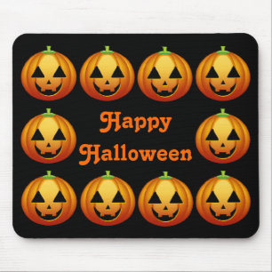 Mousepad Happy Halloween Pumpkins