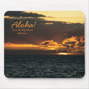 Mousepad: Hawaii-Sonnenuntergang Mousepad
