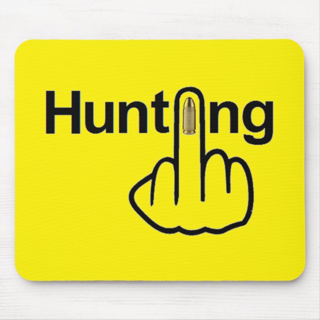 Mousepad Hunting Gedreht (Vorne)