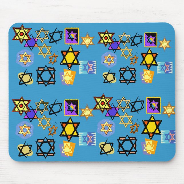 MOUSEPAD JÜDISCHE STERNE (Vorne)