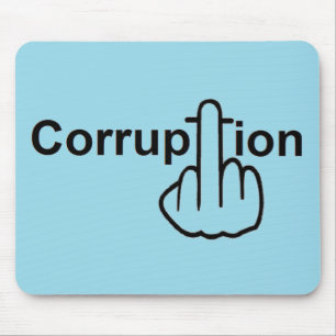Mousepad Korruption Ist zum Kotzen