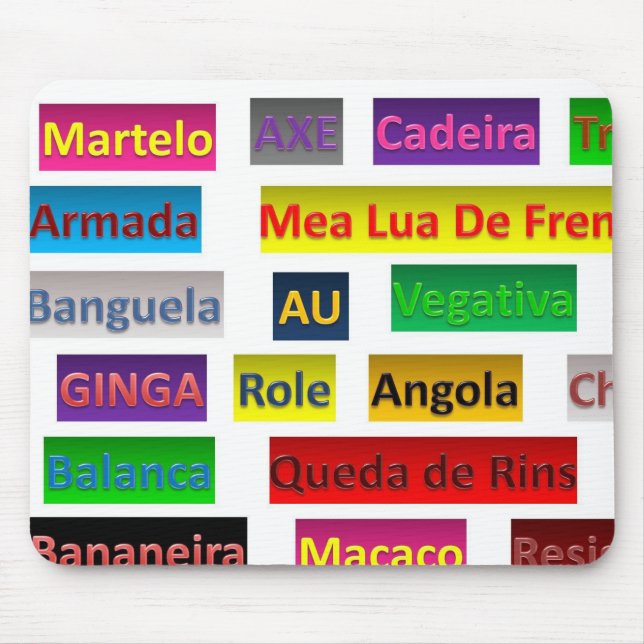 mousepad Kriegskünste capoeira Liebe (Vorne)