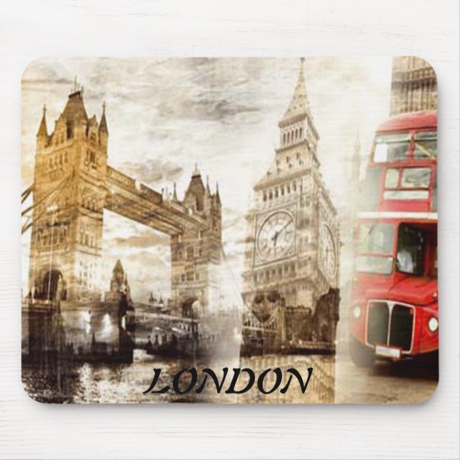Mousepad Landschaft London (Vorne)
