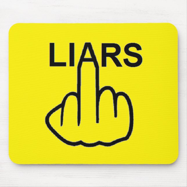 Mousepad Liars Gedreht (Vorne)