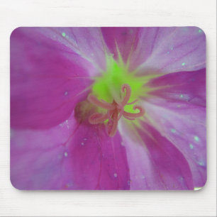 Mousepad lila Blütenzentrum mit hellgrünem Stern