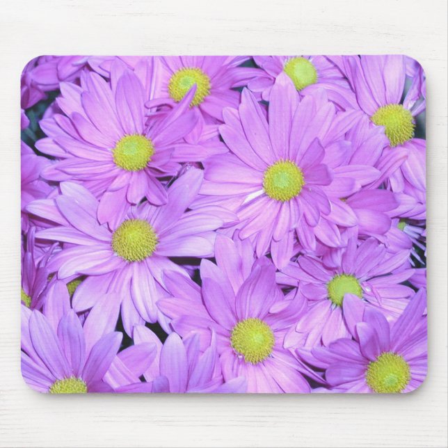 Mousepad, "lila Gänseblümchen " Mousepad (Vorne)