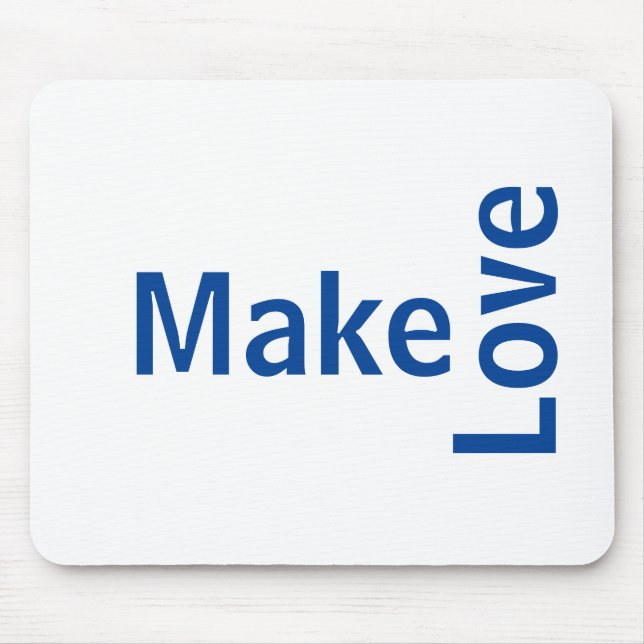 Mousepad machen Liebe (Vorne)