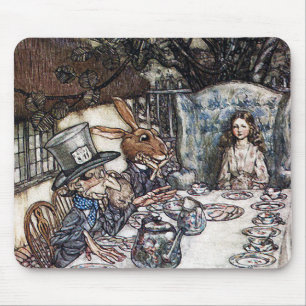Mousepad: Mad Hatter Tea Party - Rackham Mousepad
