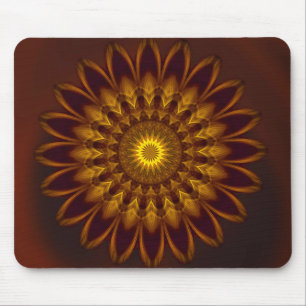 Mousepad Mandala Muster Earth Colors