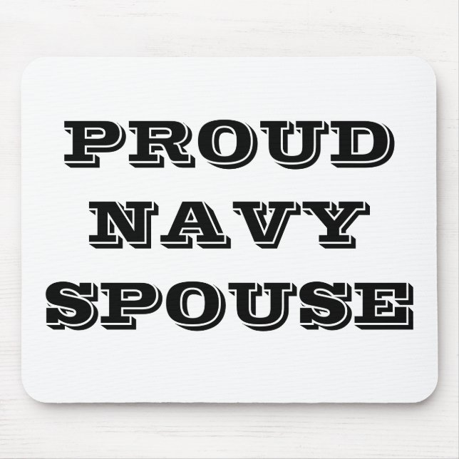 Mousepad-Marinefrau Mousepad (Vorne)