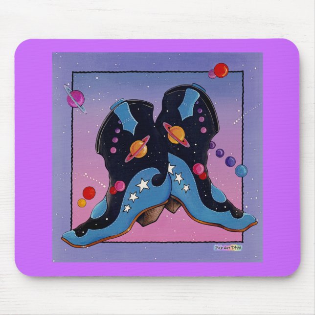 Mousepad - Midnight Cowboy Boots (Vorne)