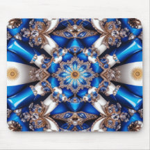Mousepad mit argentinischem Farbdesign