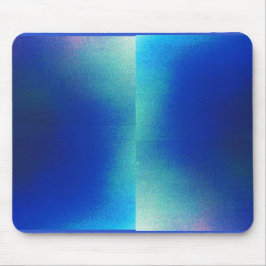 Mousepad mit blau-türkisfarbenem Design