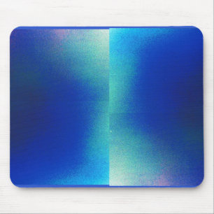 Mousepad mit blau-türkisfarbenem Design