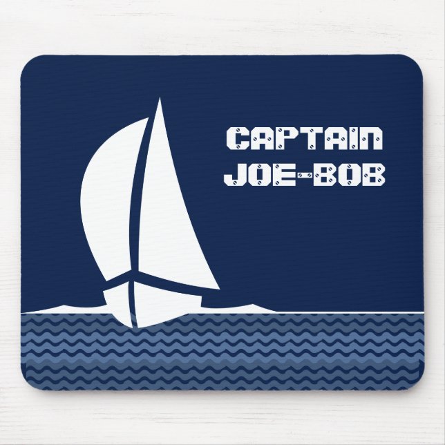 Mousepad mit Captain's Name darauf (Vorne)