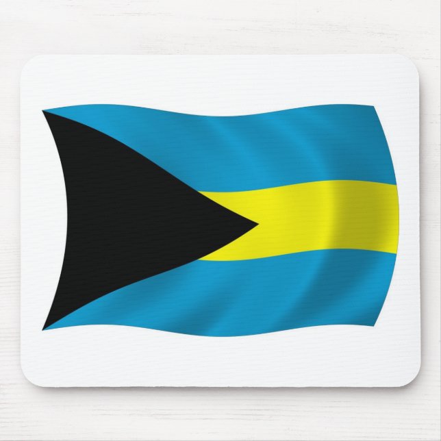 Mousepad mit der Flagge Bahamas (Vorne)