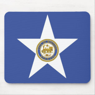 Mousepad mit Flag Houston, USA