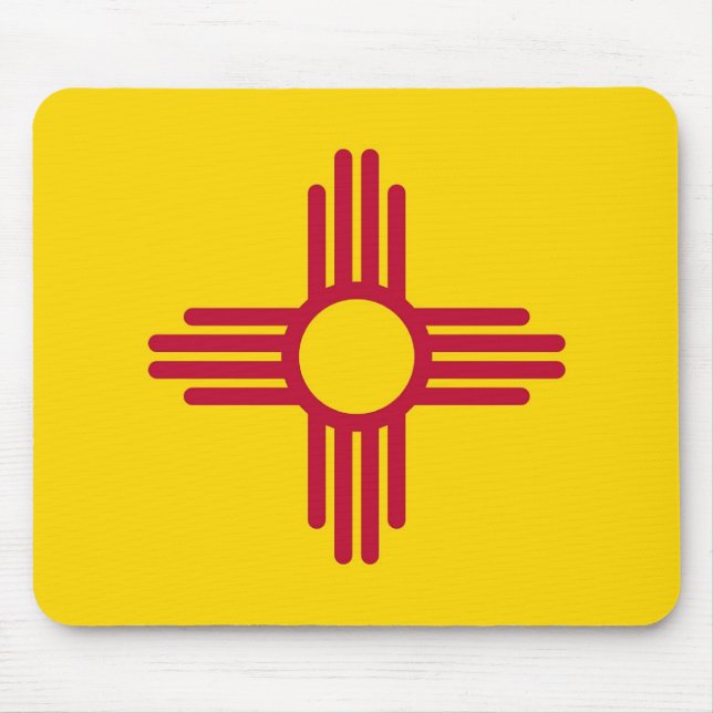 Mousepad mit Flag New Mexico Staat - USA (Vorne)